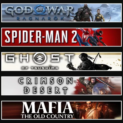 RAGN. +Spider 2+Tsushima+Crimson +Mafia